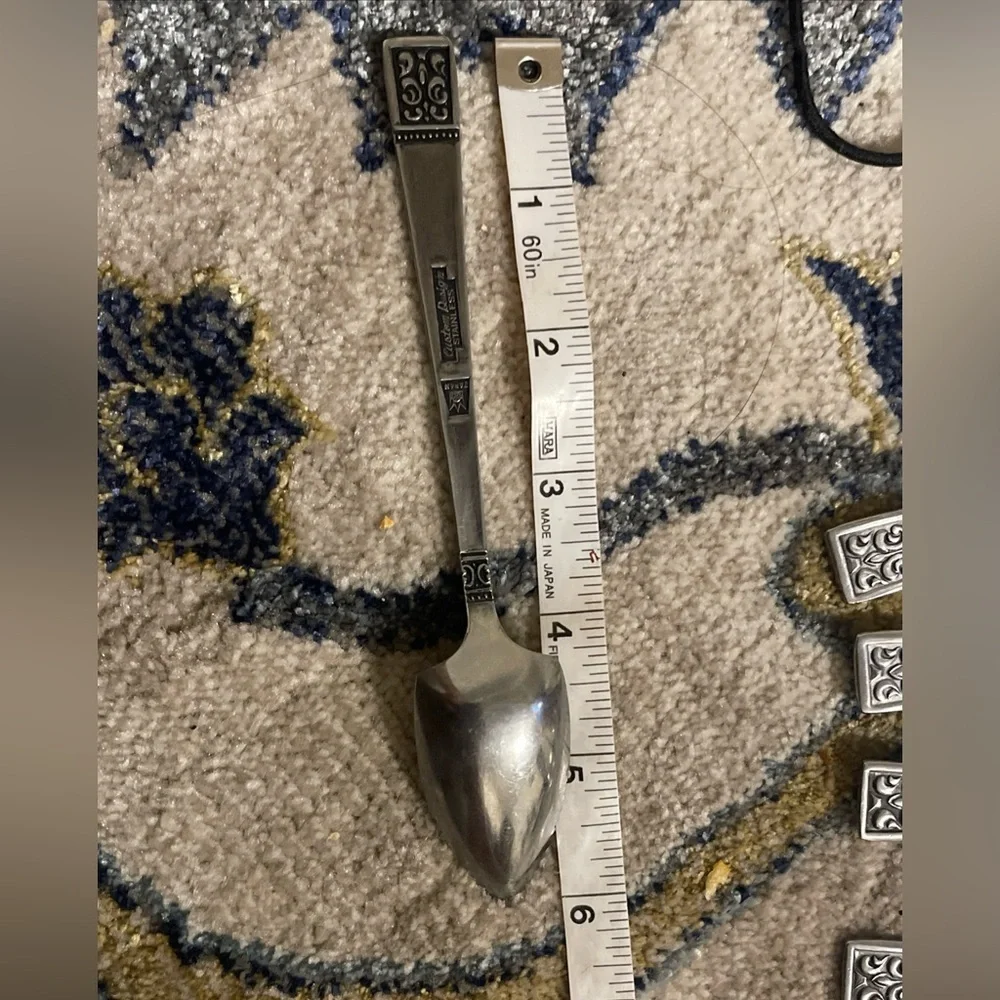 Set of 8 custom design stainless Japan spoons